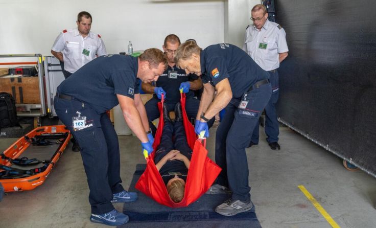 Sanitätsdienst-Leistungsprüfung der Feuerwehr (Foto: August Thalhammer)
