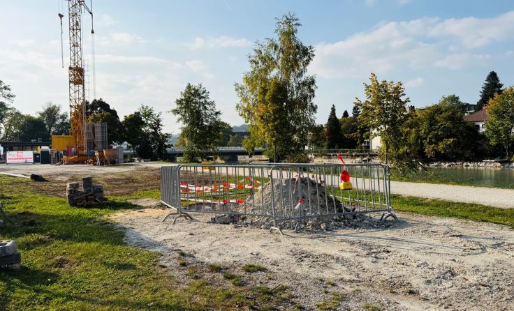 Bauarbeiten für die Leitung starten (Foto: Tom Leitner)