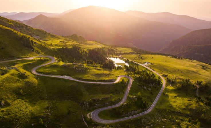 Panorama über Nockalmstraße (Foto: Kärnten Werbung)