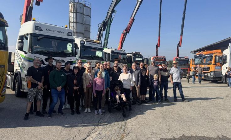 3.800 Euro für Melina: Trucker erfüllen Sechsjähriger einen Wunsch (Foto: Fahrer für Kinder)