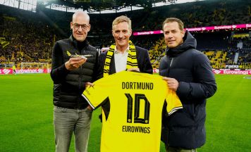 Schwarzgelb über den Wolken: Eurowings bleibt Partner des BVB