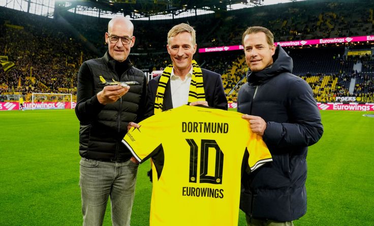 Carsten Cramer, Max Kowanatzki, Lars Ricken (v. li.) (Foto: Eurowings)