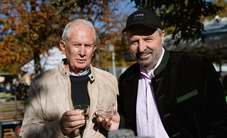 Helmut Marko und Johann Lafer unterwegs durch Graz (Foto: KANIZAJ photography)