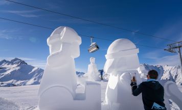 Lego-Spektakel in Ischgl: Harry Potter verzaubert die Skipisten