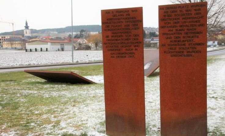 Das Mahnmal in Gallneukirchen. Foto: Hans Dumfarth