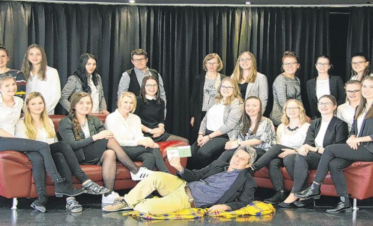 Das Projektteam: die Abschlussklasse des Aufbaulehrgangs. Foto: HBLA Elmberg
