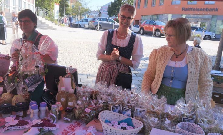 Am 15. August fand der Markt statt. Foto: Bauer