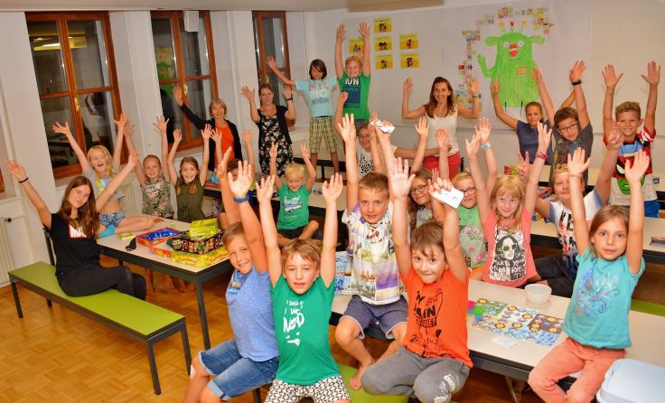 Insgesamt 21 Kinder nahmen an dem Ferienprogramm teil. Foto: Christian Wöss