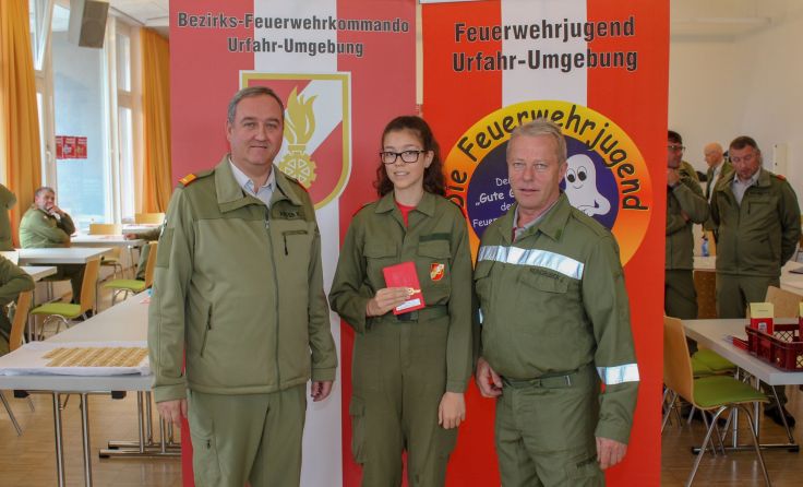 Im Feuerwehrhaus in Haibach mussten sich die Jugendlichen beweisen. Foto: OAW Sebastian Denkmayr