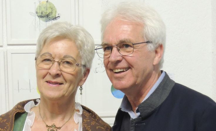 Marion Schweighofer und Wilhelm J. Hochreiter. Foto: OÖ Schulmuseum