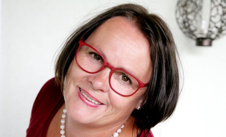 Evelyn Enzenhofer hält den Vortrag. Foto: Evelyn Enzenhofer
