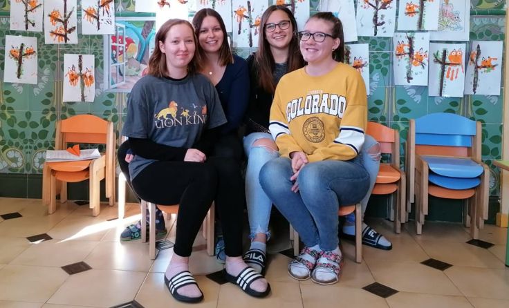(V.l.) Agnes Kaineder, Sandra Jetzinger, Alena Hoser und Julia Irzl. Foto: Kaineder