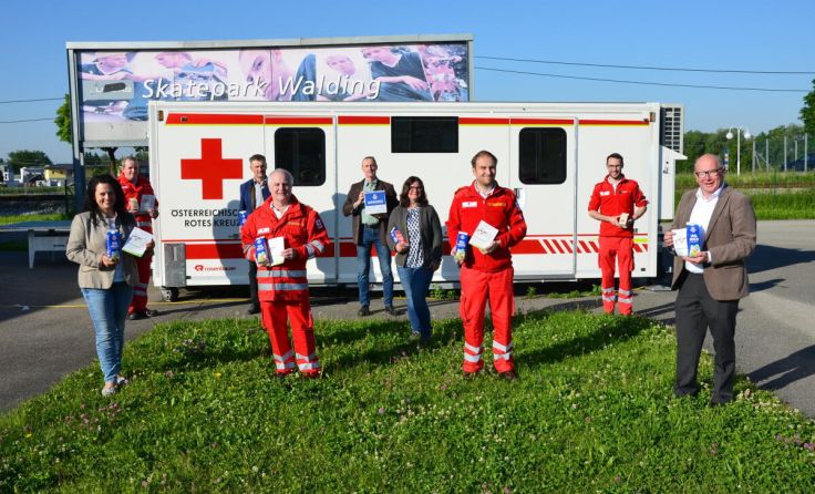 Bei dem Besuch in der Impfstraße Walding. (Foto: Hansi Zauner)