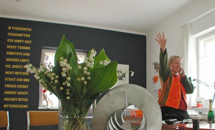 Ulrike "Uli" Böker in ihrem damaligen Bürgermeisterzimmer. (Foto: Kurt (Bill) Payer)