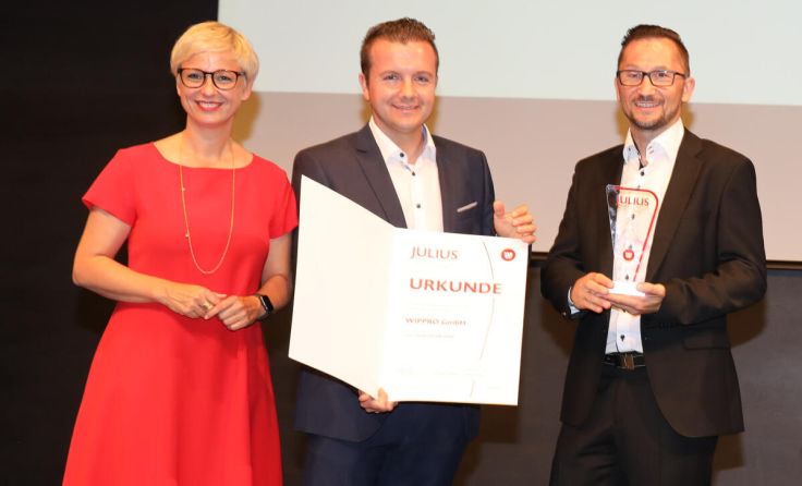 WB-Obfrau Doris Hummer mit Alexander und Robert Wipplinger. (Foto: WB/ Willnauer)