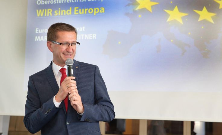 Ein überzeugter Europäer: Landesrat Markus Achleitner. (Foto: Land OÖ/Grilnberger)