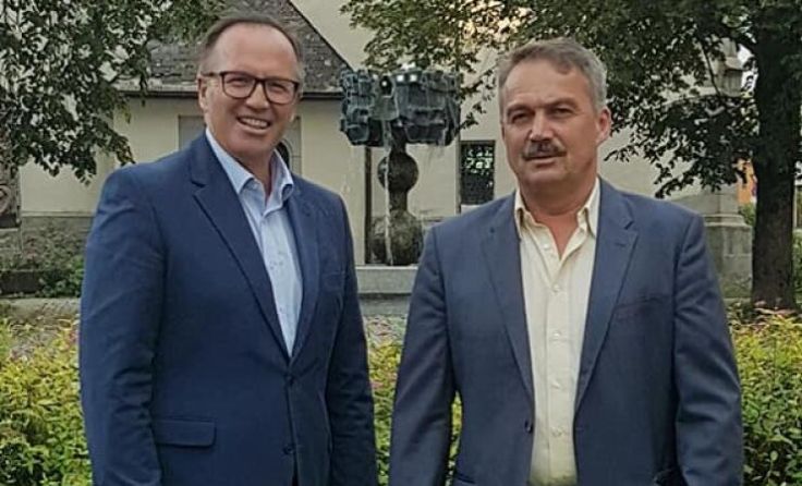 (V.l.) Günter Pröller mit Johannes Ecker. (Foto: FPÖ)