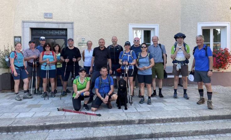 Das Wander-Team rund um Thomas Wolfesberger. (Foto: TVB Mühlviertler Hochland)