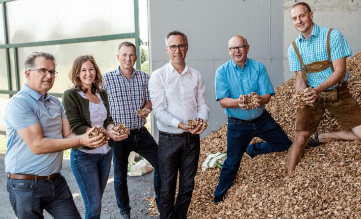 Seit 2018 ist das Biomasseheizwerk in Walding im Betrieb. (Foto: Engleder)