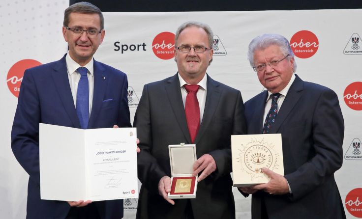(V.l.) Markus Achleitner, Josef Wakolbinger und Hans Friedinger. (Foto: Land OÖ/Daniel Kauder)