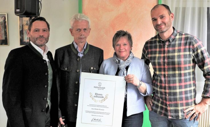 Im Zuge der Jahreshauptversammlung wurde Günter Brunner geehrt. (Foto: Sportverein Hellmonsödt)