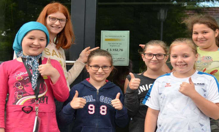 Die Neue Mittelschule Wartberg erzielte die meisten Spenden. Foto: NMS Wartberg