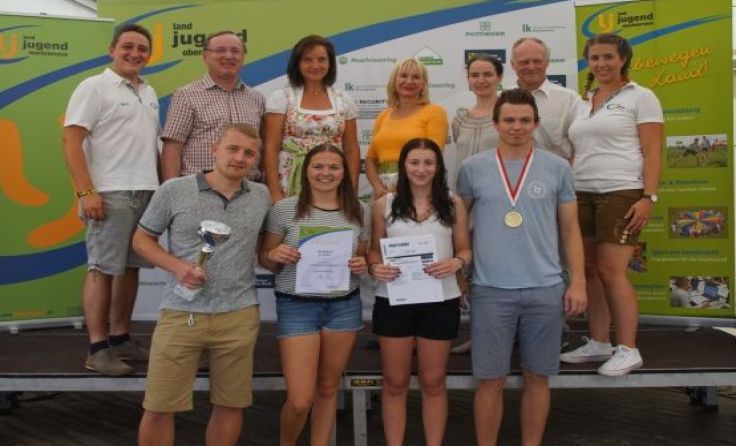 Die Volleyballmannschaft von St. Johann holte sich den Sieg. Foto: Landjugend OÖ