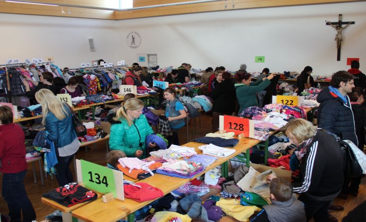 Kinderwarenbasar der Pfadfinder. Foto: Pfadfinder Rohrbach-Berg