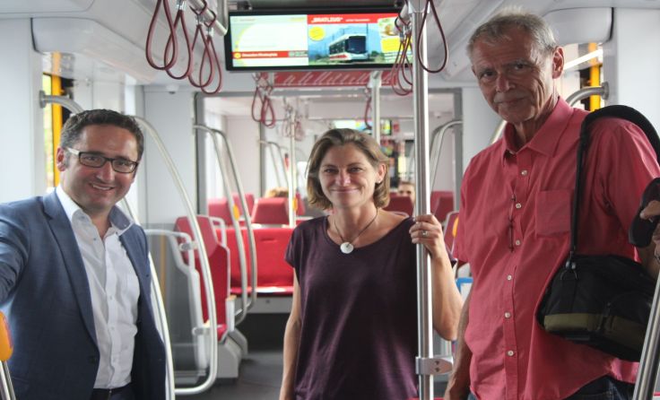 v.l.: Tobias Gotthardt, Christa Holzinger, Wolfgang Sageder Foto: Sal