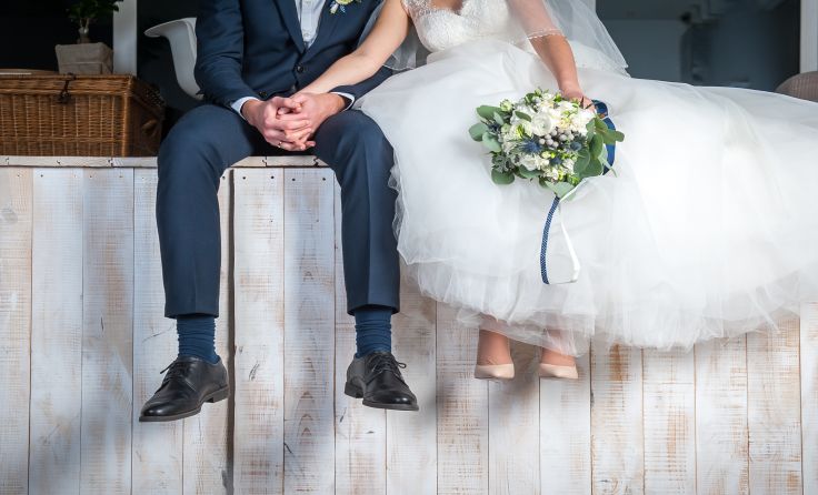 287 Paare traten 2018 vor den Traualtar. Foto: Sharomka/shutterstock.com