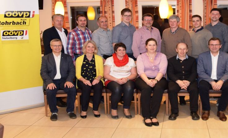Das Team der ÖVP-Nebelberg ist bereit für bevorstehende Herausforderungen. Foto: Heinrich Pfoser