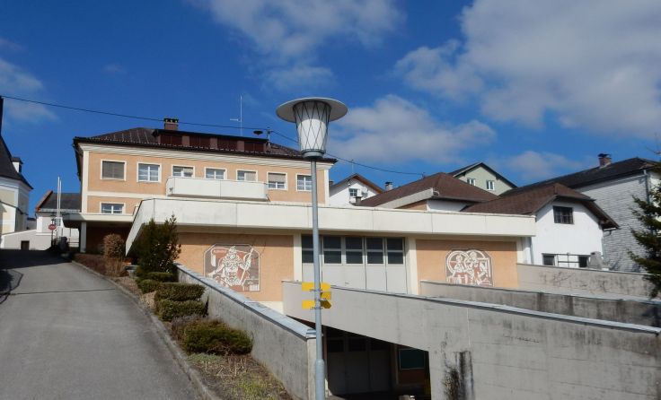 Wo einst der alte Gemeindebauhof war, entsteht bald das Haus der Kultur. Foto: Gemeinde St. Peter