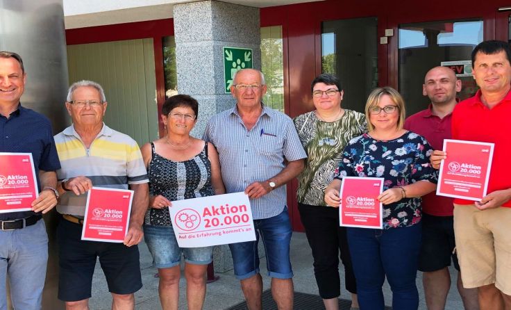 Die Rohrbacher SPÖ informierte die Anwesenden über die Aktion. Foto: SPÖ Rohrbach