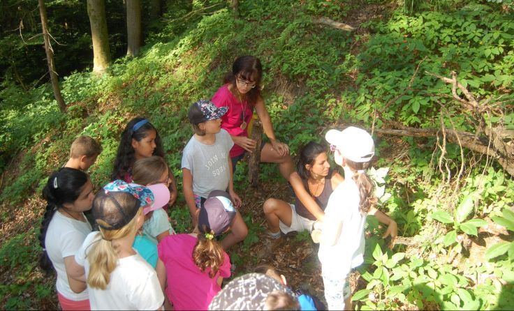 Den Kindern die Faszination Pilze näherbringen. Foto: Privat