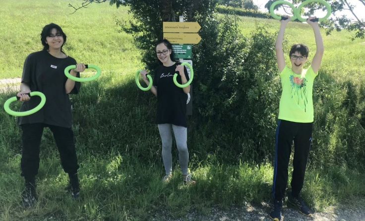 Viele unterschiedliche Sportarten wurden den Schülern geboten. Fotos: NMS St. Martin