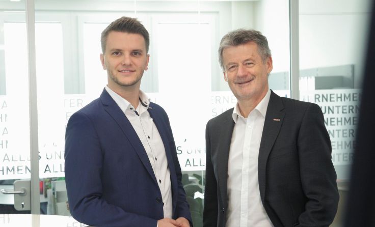Andreas Höllinger (l.) und Klaus Grad, Foto: Ch. Mathe