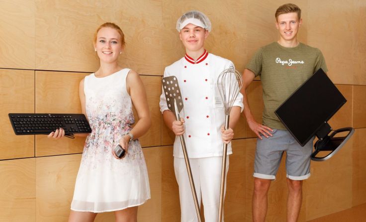 v. l.: Anna Hehenberger, Nico Wolkerstorfer und Alex Grübl, Foto: OÖG
