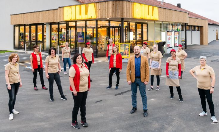 15 Arbeitsplatze wurden geschaffen. Foto: Christian Dusek/BILLA MERKUR Österreich