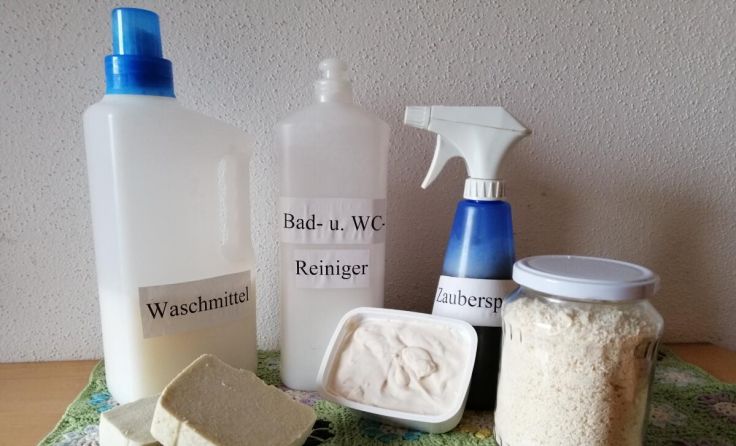 Im Kurs lernt man, wie mit Hausmitteln geputzt werden kann. (Foto: Elisabeth Pichler)