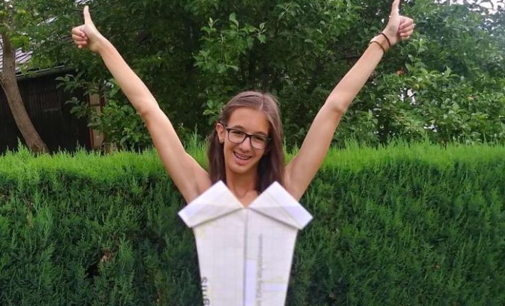 Lena Hofbauer aus St. Veit holt sich bei Zeigs Zeignis den Sieg. (Foto: Anita Hofbauer)