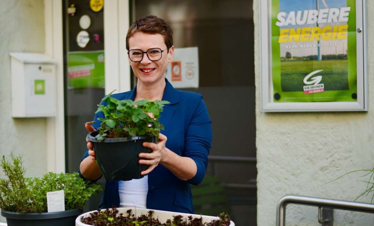 Garteln mit den Grünen am 24. April. Foto: Grüne Linz