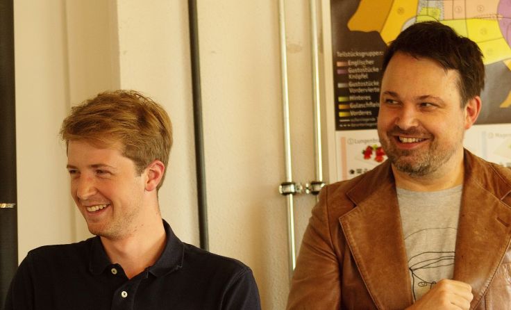 Musikproduzenten Paul Katzmayr und Wolfgang Pammer. Foto: Michael Kramer