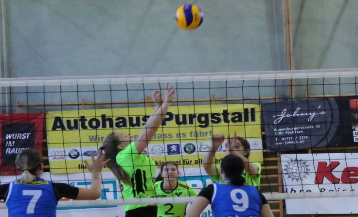 Purgstaller Volleyballerinnen erzielten ein gutes Ergebnis.Foto: Wenighofer Martin