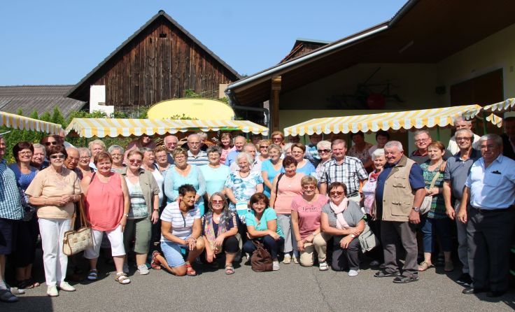 Die Reisegruppe aus Bad Großpertholz in der Südsteiermark.