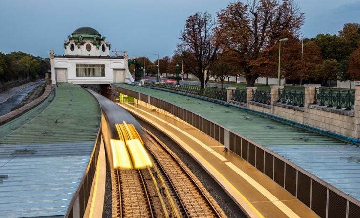 Die historische U4-Station Pilgramgasse wird umgebaut. Foto: Manfred Helmer