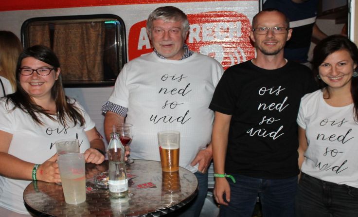 Das Team der Ansprechbar freute sich über zahlreiche Gespräche. (Foto: Reinhard Wimmer)