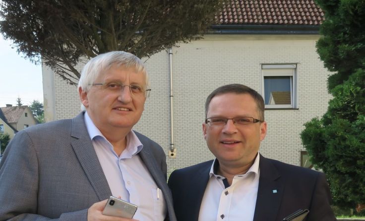 Johann Hingsamer und August Wöginger (v.l.) (Foto: ÖVP) 