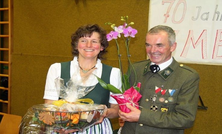 Besonderen Dank erfuhren Anton Ertl und seine Gattin Edith.