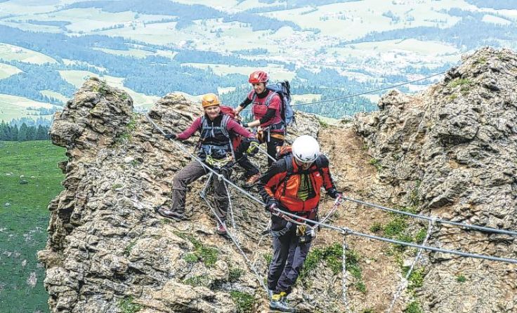 Die Naturfreunde Hanzing waren heuer bereits aktiv in den Bergen unterwegs. (Foto: Privat)