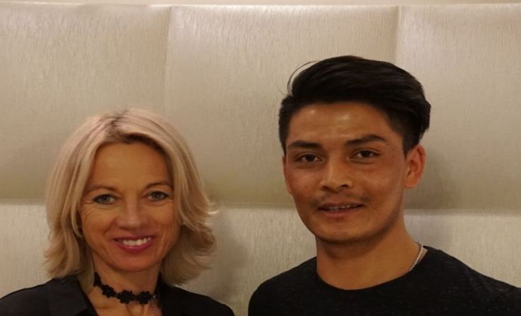 Ingeborg Salletmayr und Dawid. (Foto: Salletmayr)